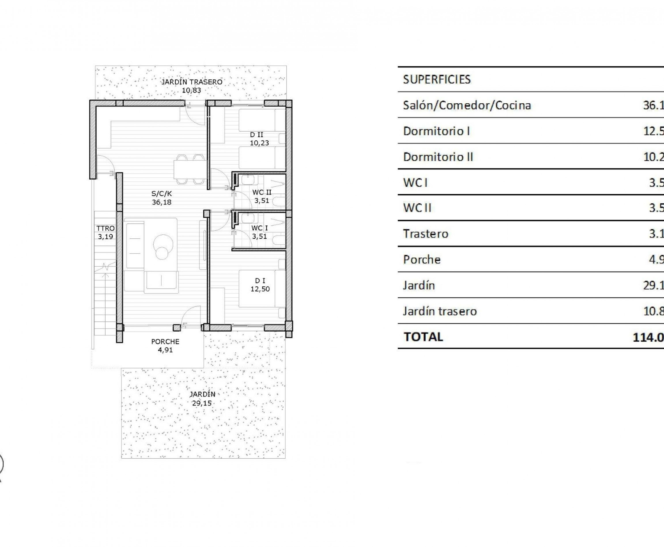 Nueva construcción  - Bungaló - San Miguel de Salinas - Costa Blanca South