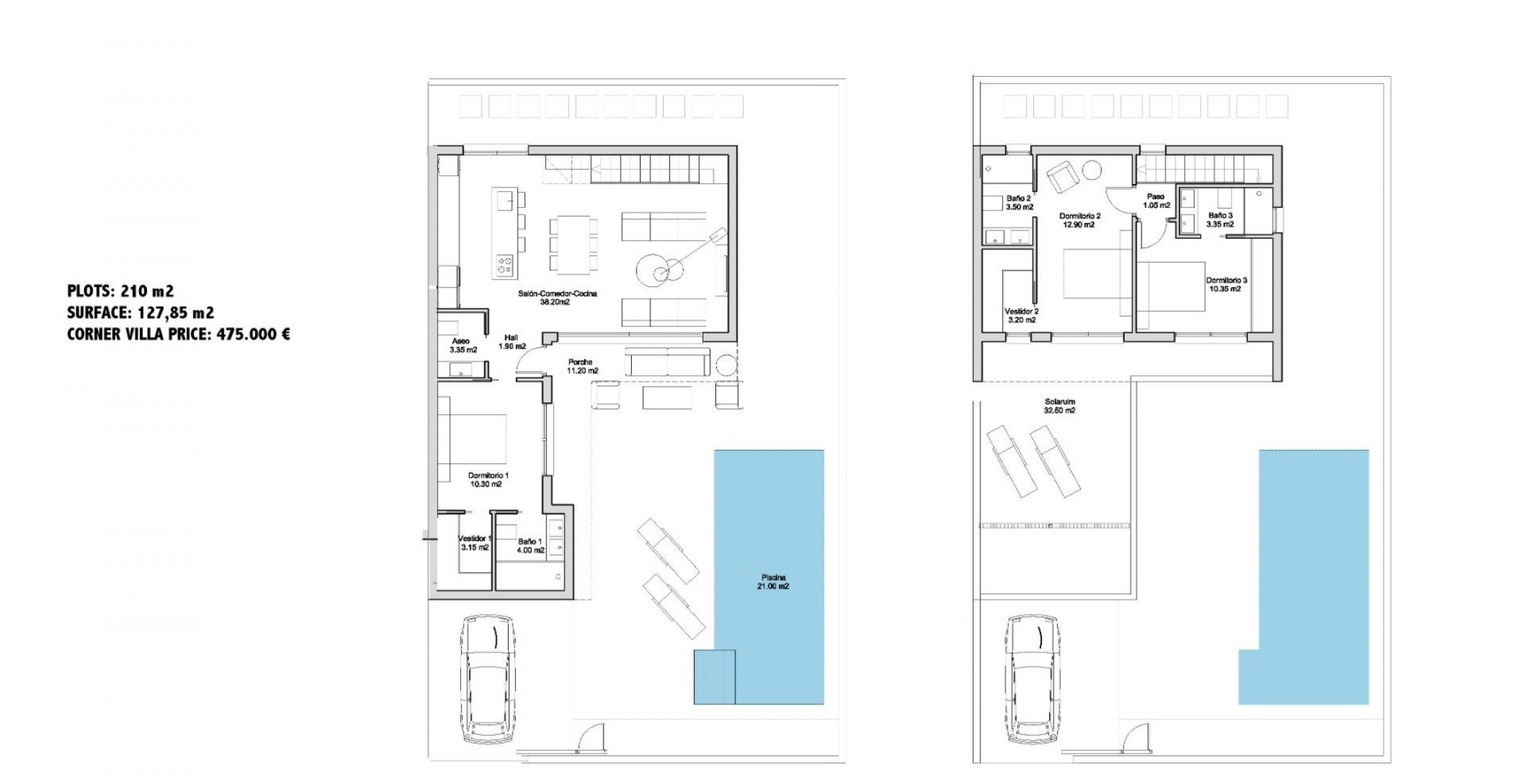 Nueva construcción  - Villa - San Javier - Costa Calida