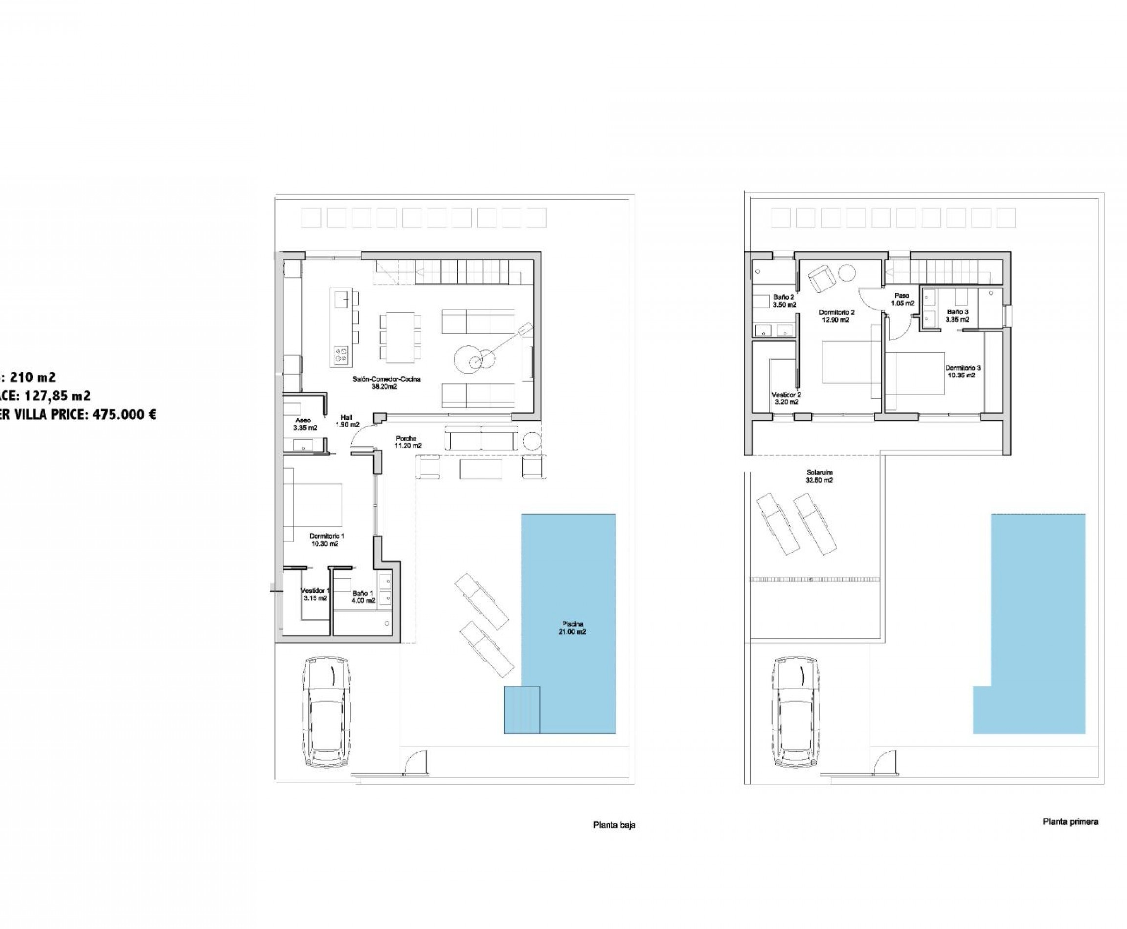 Nueva construcción  - Villa - San Javier - Costa Calida