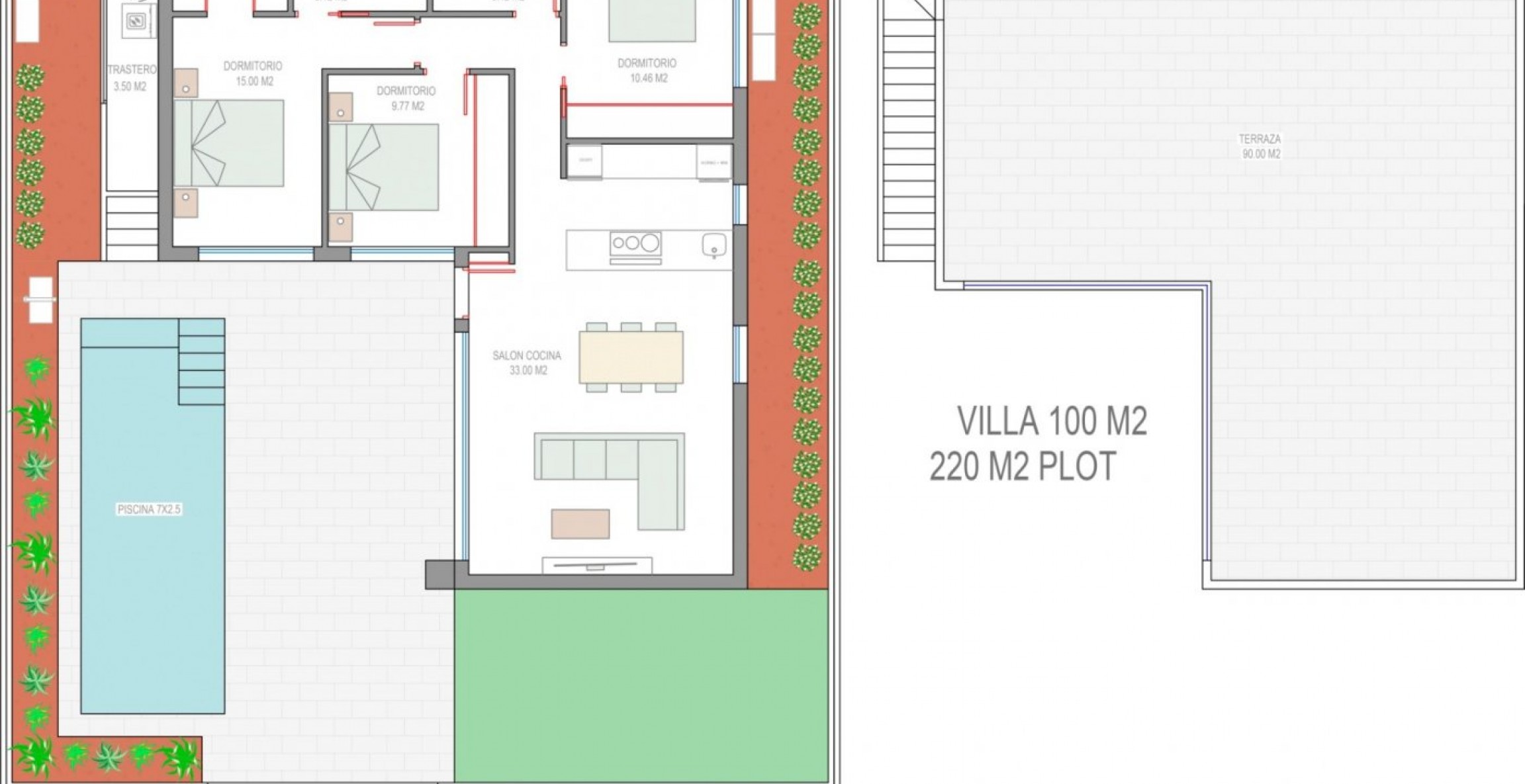 Nueva construcción  - Villa - Santiago de la Ribera - Costa Calida