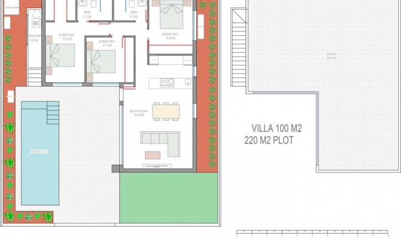 Nueva construcción  - Villa - Santiago de la Ribera - Costa Calida