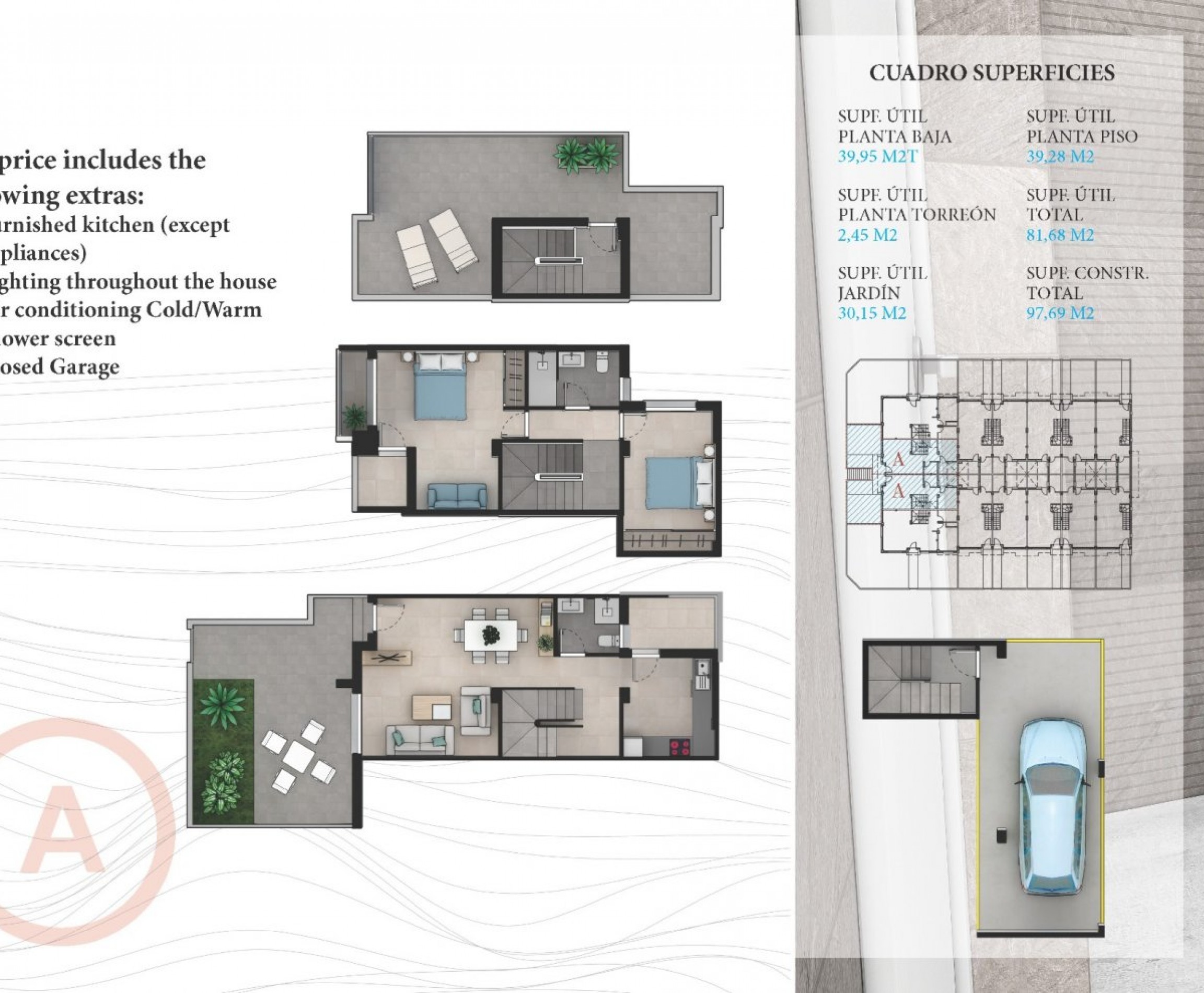 Nybyggnation - Town House - La Manga del Mar Menor - Costa Calida