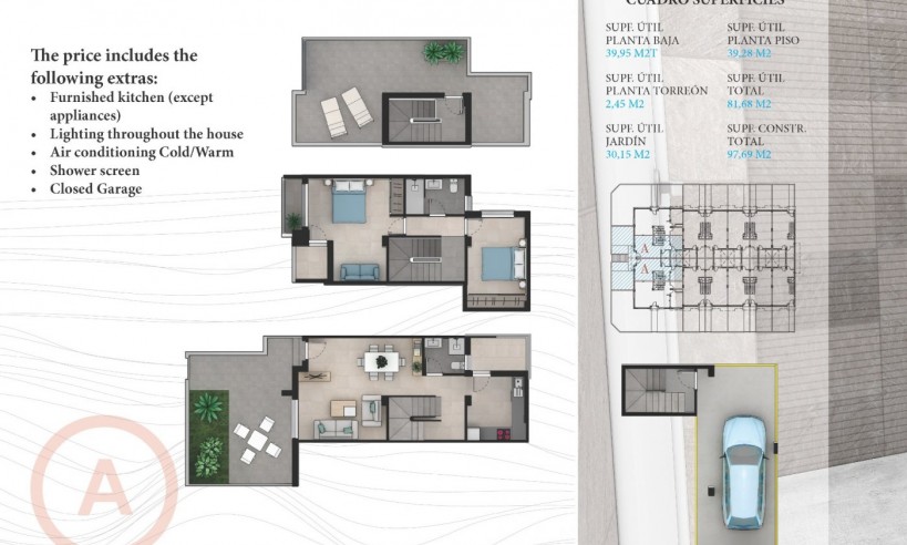 Nueva construcción  - Town House - La Manga del Mar Menor - Costa Calida