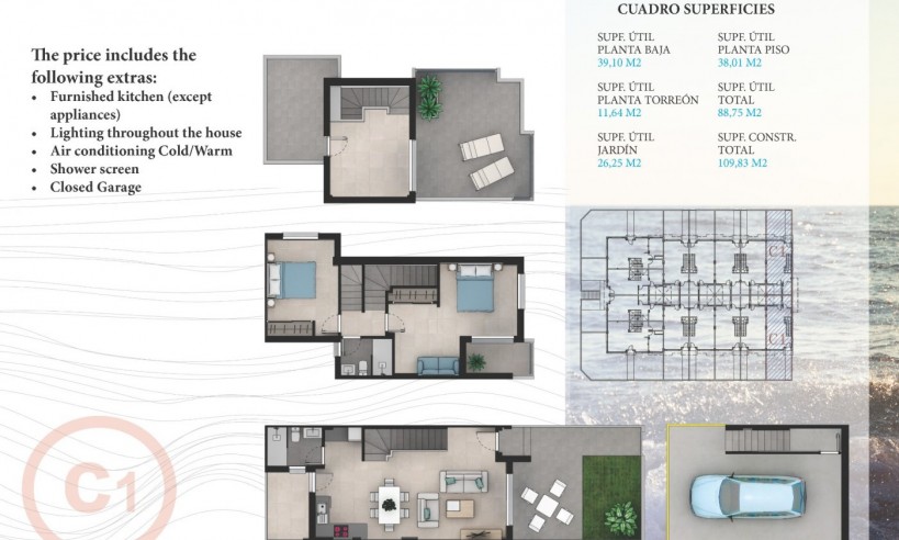 New Build - Town House - La Manga del Mar Menor - Costa Calida