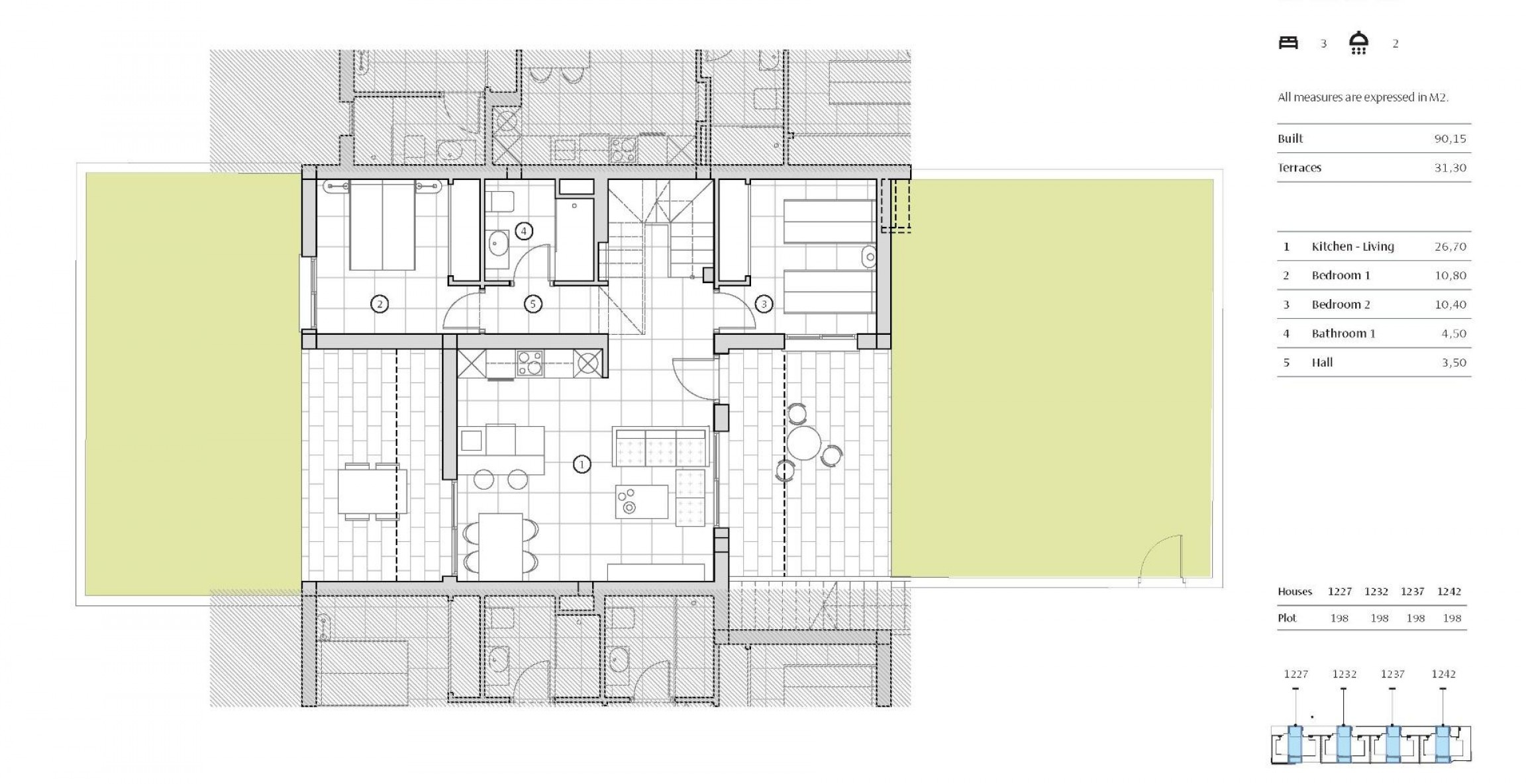 Nueva construcción  - Town House - Algorfa - Costa Blanca South