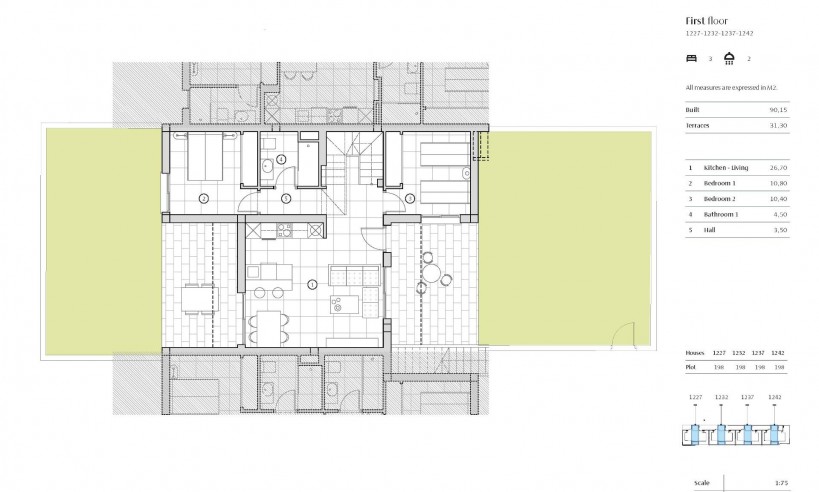 Nueva construcción  - Town House - Algorfa - Costa Blanca South