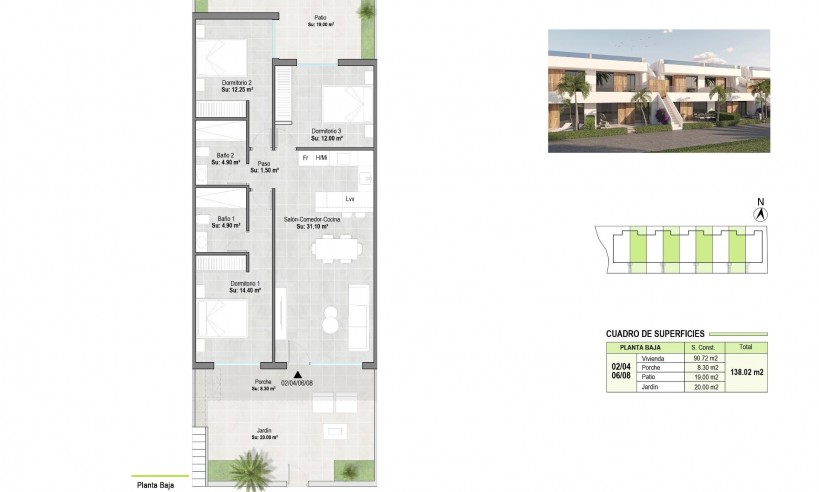 Nueva construcción  - Bungaló - Alhama De Murcia - Costa Calida - Inland