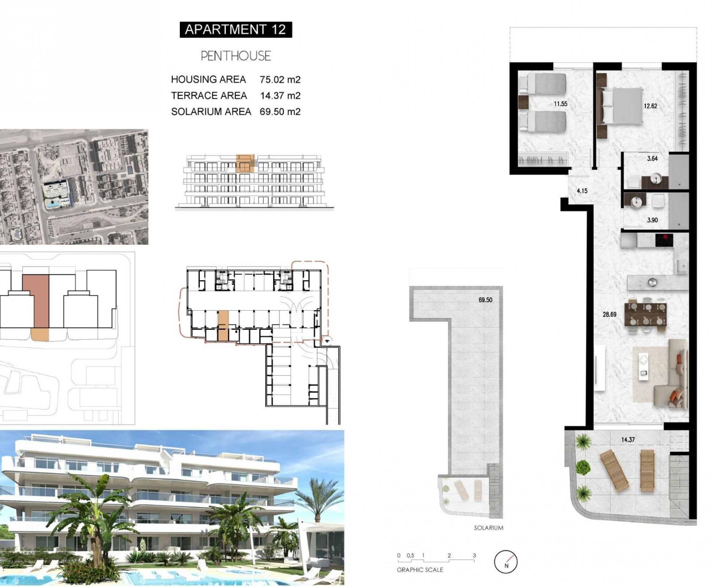 Nybyggnation - Takvåning - Orihuela Costa - Costa Blanca South