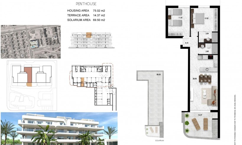 Nybyggnation - Takvåning - Orihuela Costa - Costa Blanca South