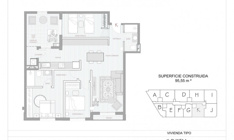 Nueva construcción  - Apartment - Alcantarilla - Costa Calida - Inland