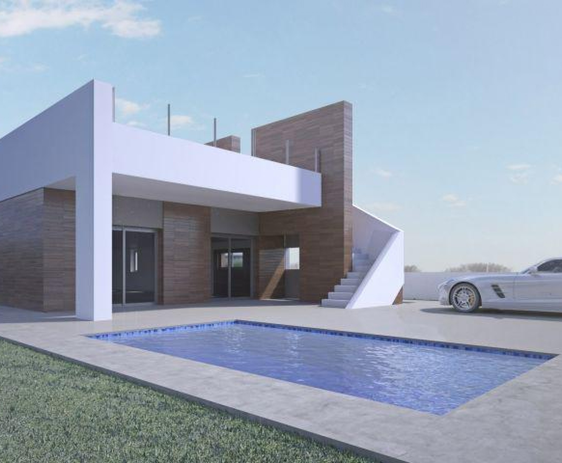 Villa - Nueva construcción  - Aspe - Costa Blanca North - Inland