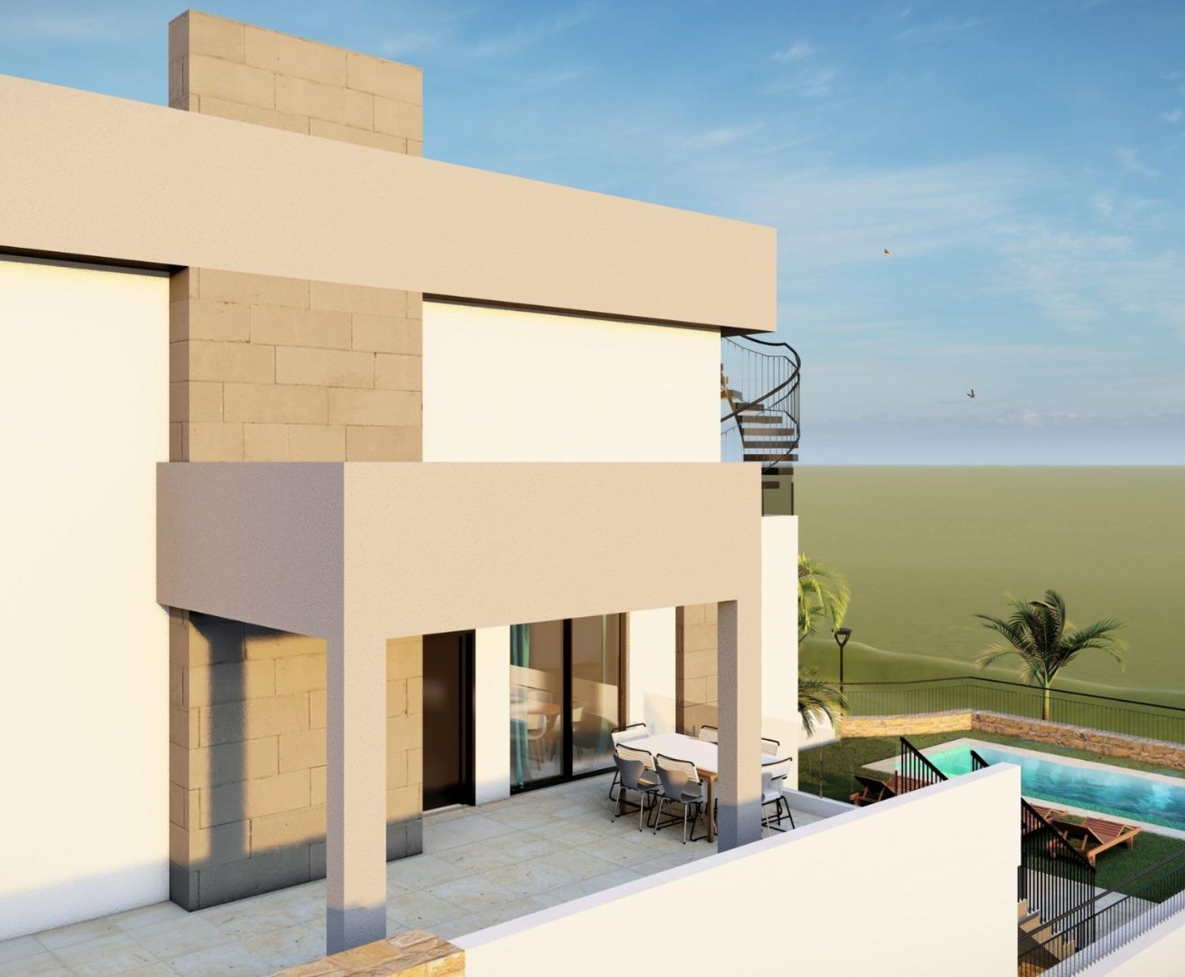 Nueva construcción  - Villa - Algorfa - Costa Blanca South