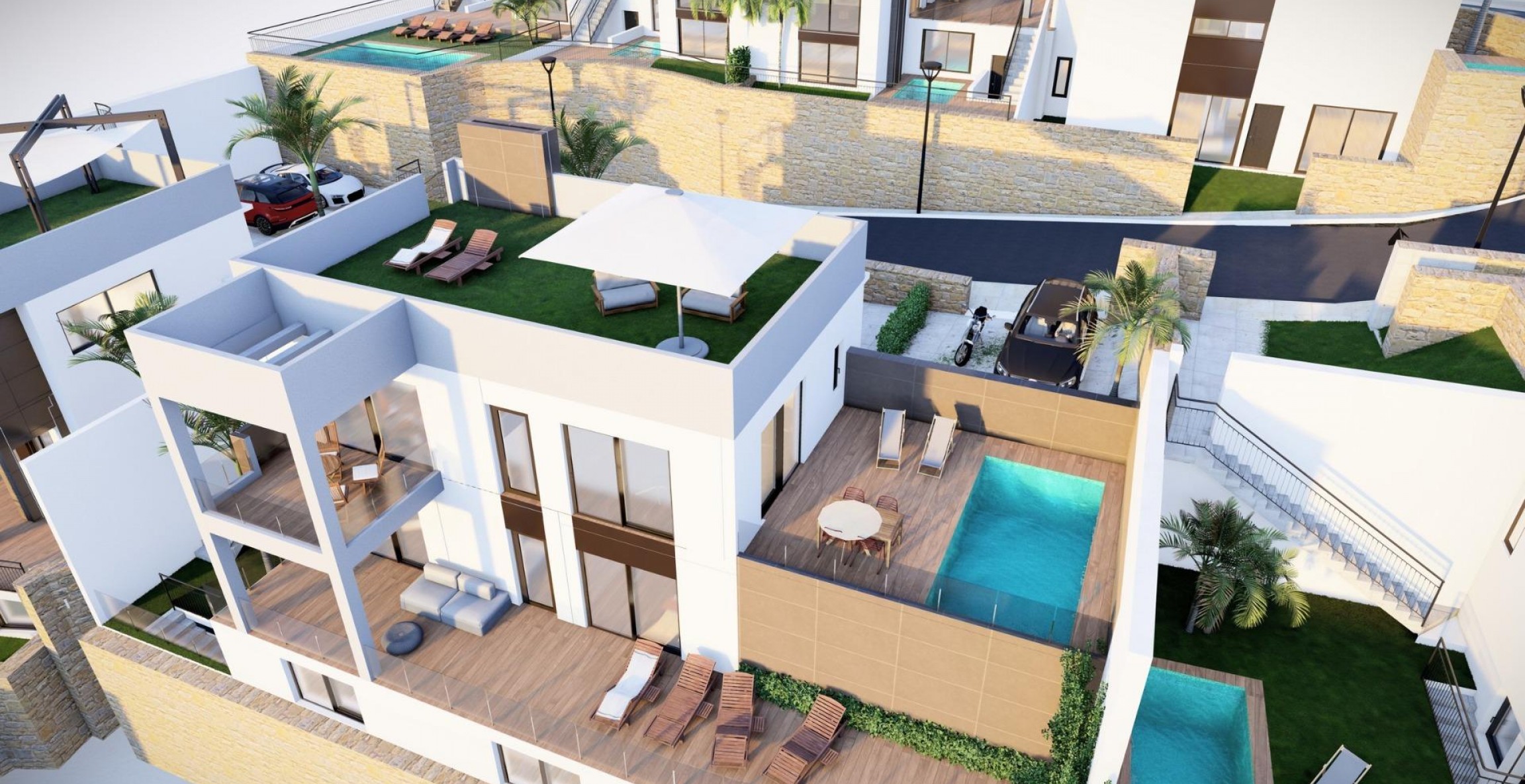 Nueva construcción  - Villa - Algorfa - Costa Blanca South