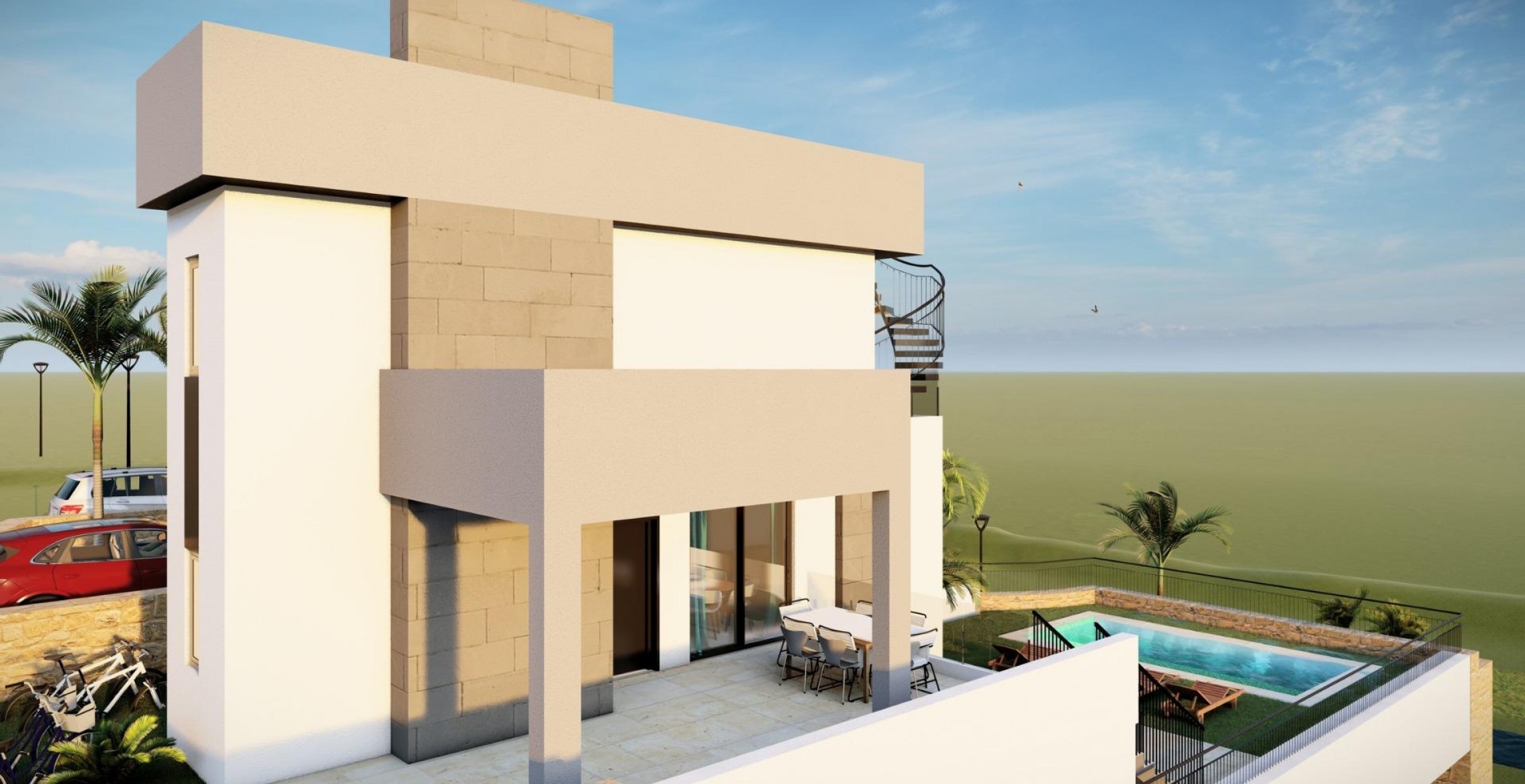 Nueva construcción  - Villa - Algorfa - Costa Blanca South