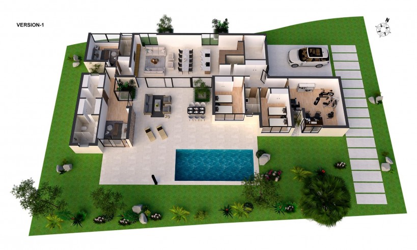 Nueva construcción  - Villa - BAOS Y MENDIGO - Altaona Golf And Country Village