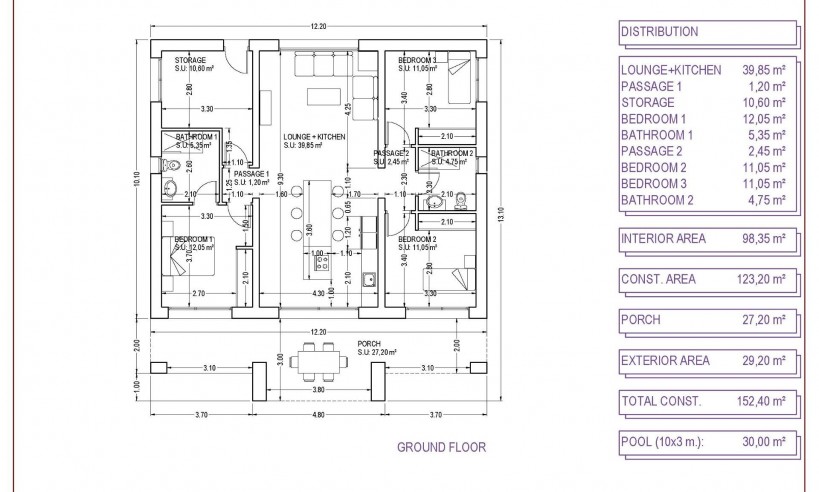 Nueva construcción  - Villa - Pinoso - Campo