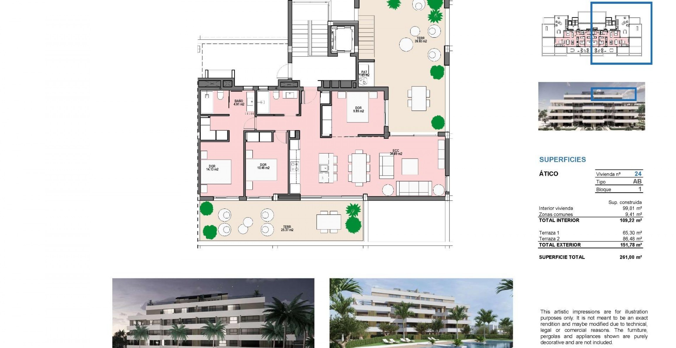 Nueva construcción  - Ático - Torre Pacheco - Santa Rosalia Lake And Life Resort