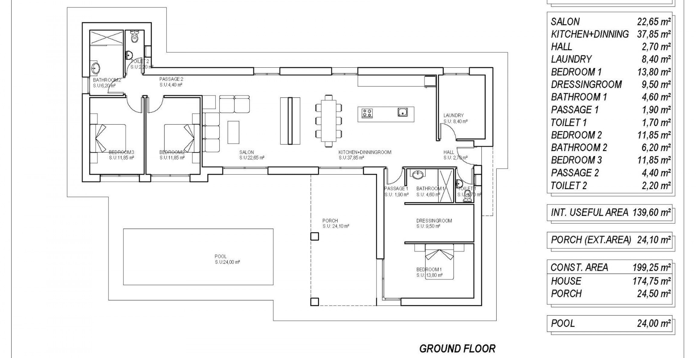 Nueva construcción  - Villa - Pinoso - Campo