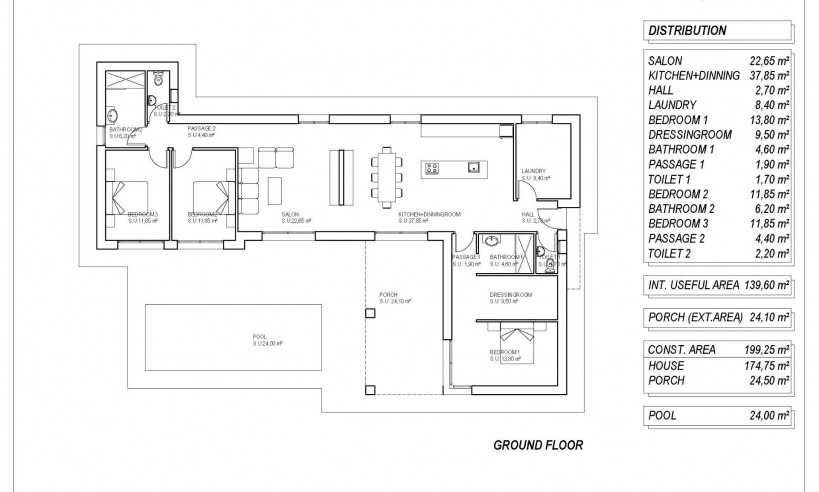 Nueva construcción  - Villa - Pinoso - Campo