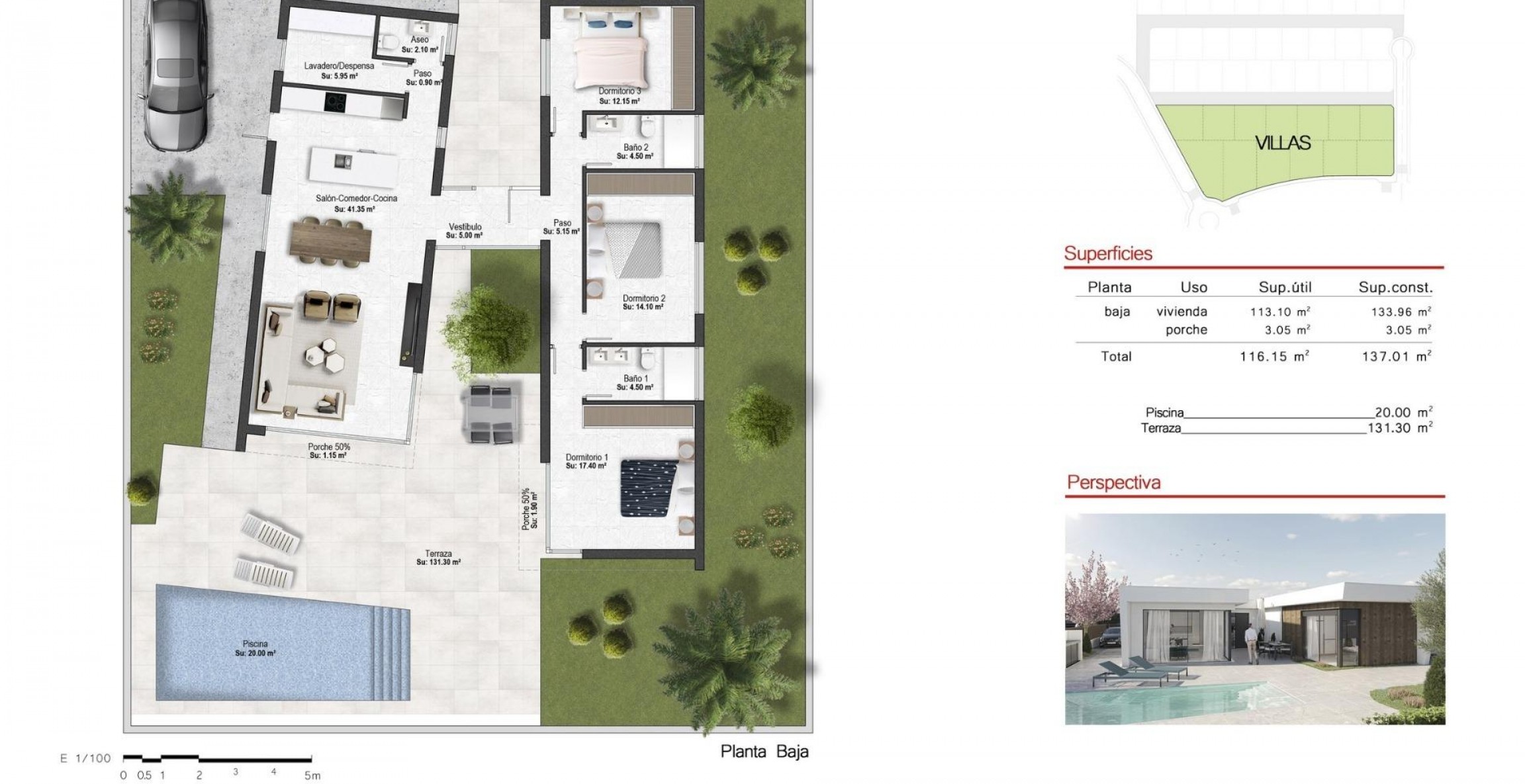 Nueva construcción  - Villa - Baños y Mendigo - Altaona Golf