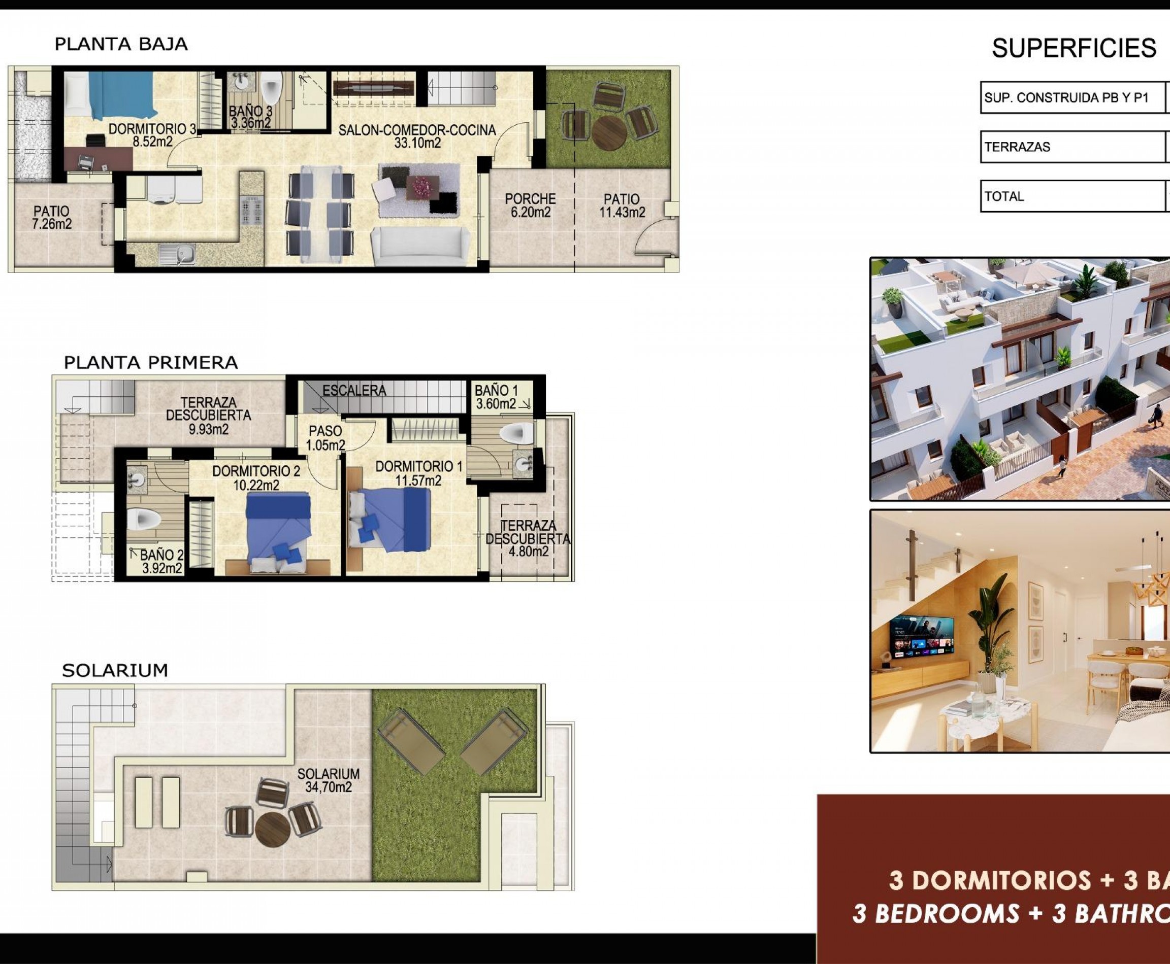 Nueva construcción  - Town House - Orihuela - Vistabella Golf