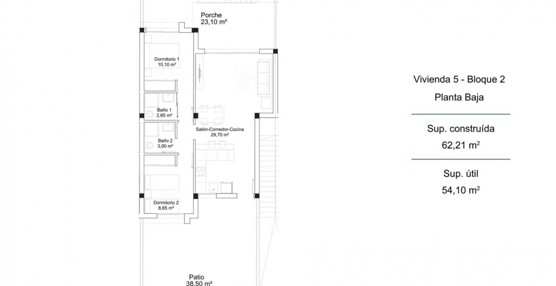 Nueva construcción  - Bungaló - Orihuela Costa - Pau 26