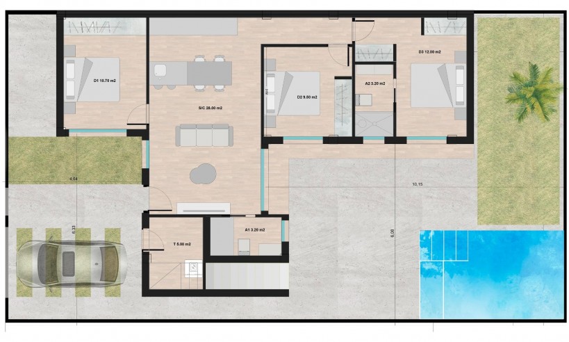 Nueva construcción  - Villa - Torre Pacheco - Roldán