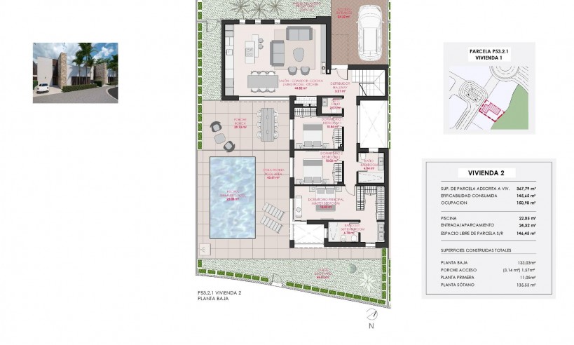 Nueva construcción  - Villa - Torre Pacheco - Santa Rosalía