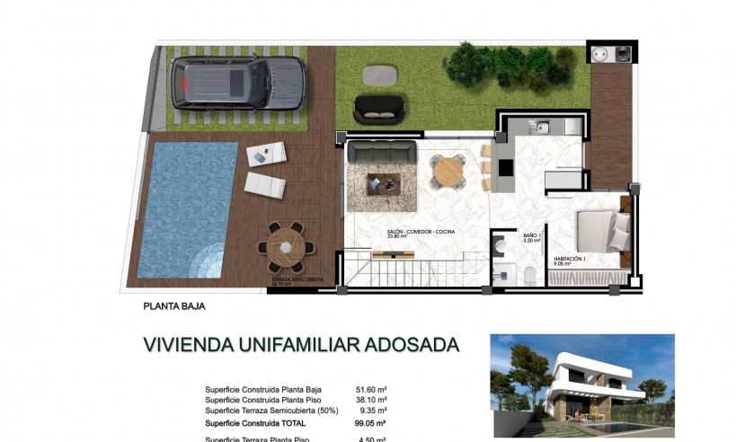 Nueva construcción  - Villa - Los Montesinos - La Herrada