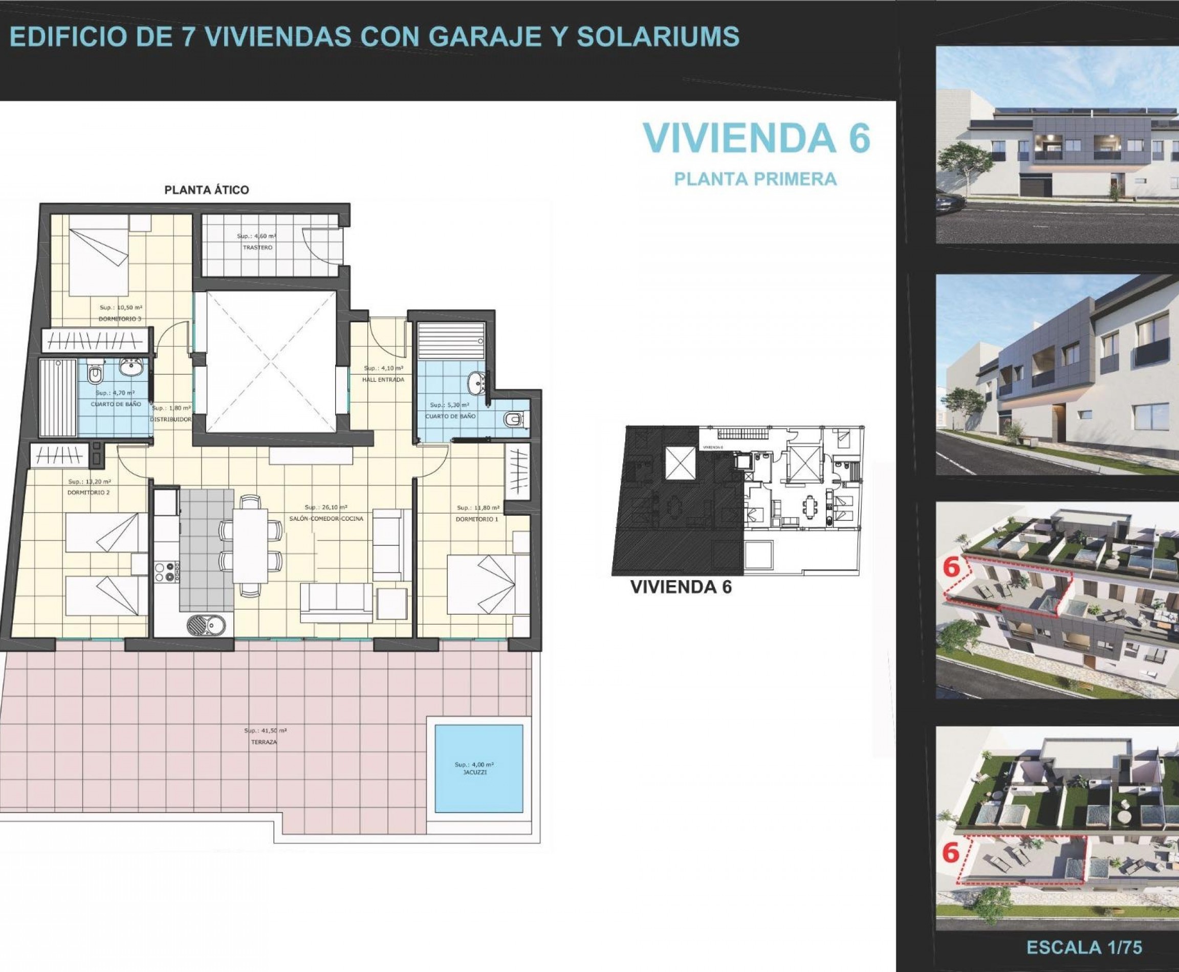 Nybyggnation - Takvåning - Pilar de la Horadada - pueblo