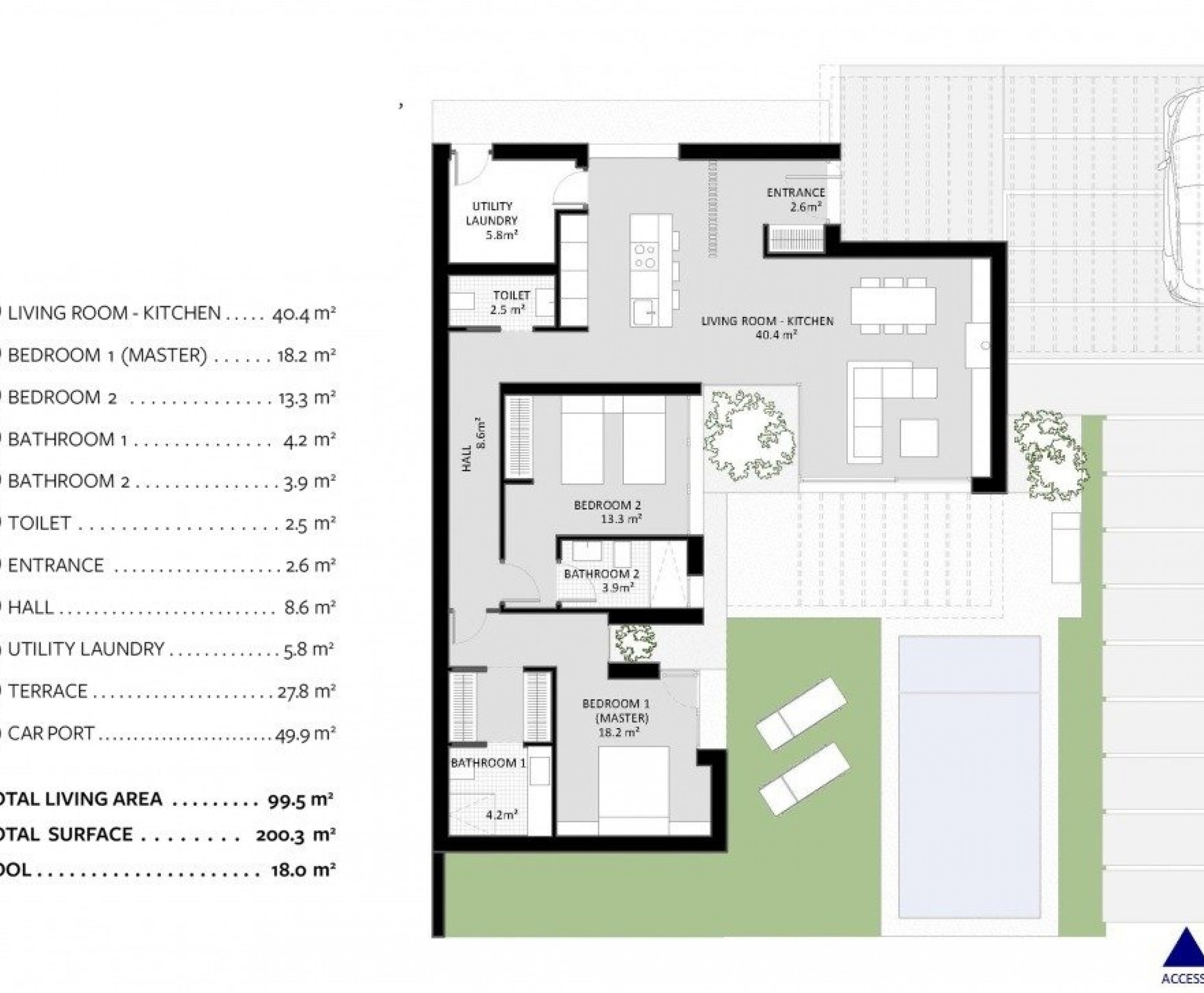 Nueva construcción  - Villa - Baños y Mendigo - Altaona Golf