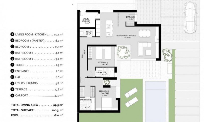 New Build - Villa - Baños y Mendigo - Altaona Golf