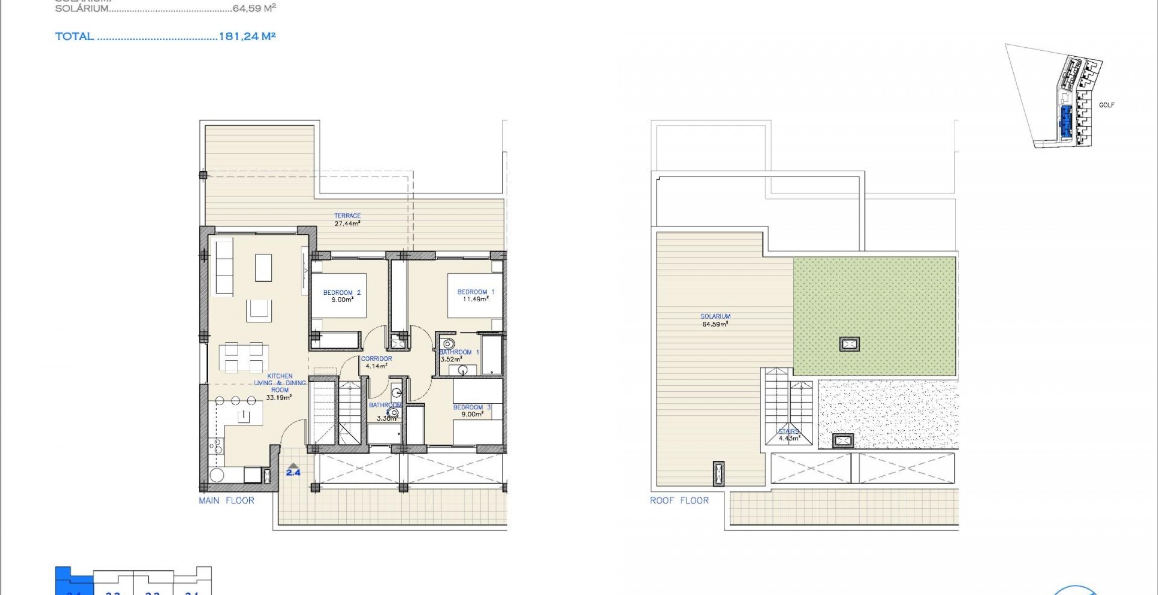 New Build - Penthouse - Los Alcázares - Serena Golf