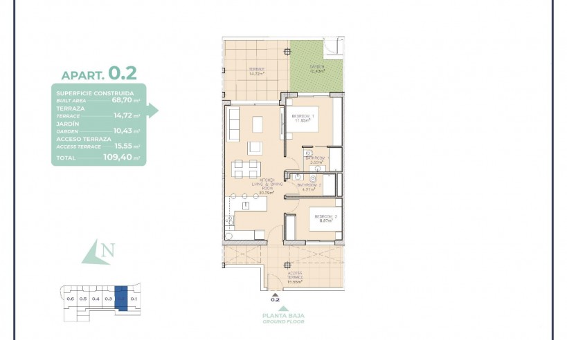 Nueva construcción  - Apartment - Los Alcázares - Serena Golf