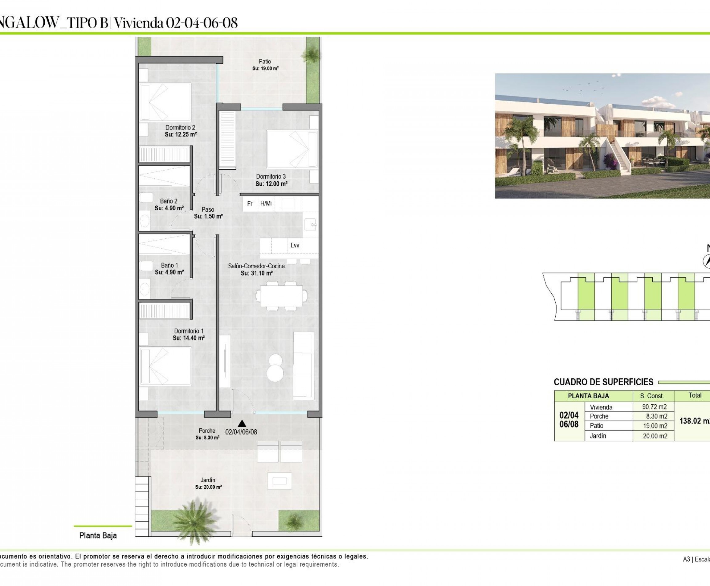 Nueva construcción  - Bungaló - Alhama De Murcia - Condado De Alhama