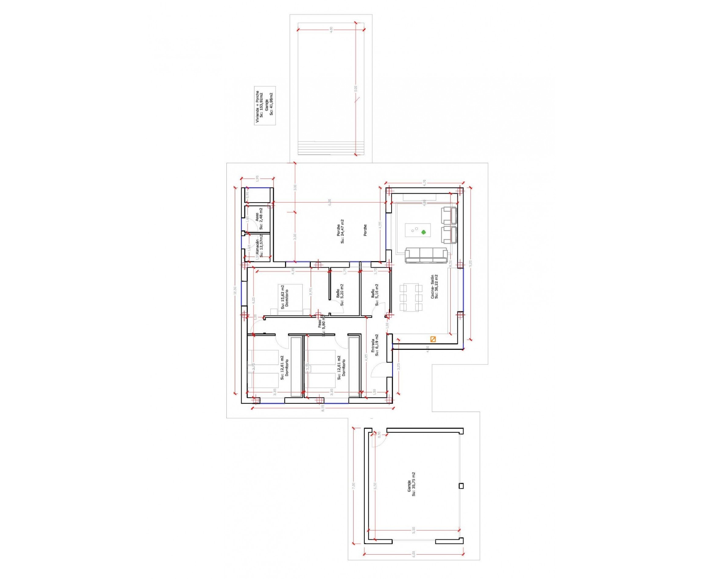 Nueva construcción  - Villa - Hondon de las Nieves - La Canalosa