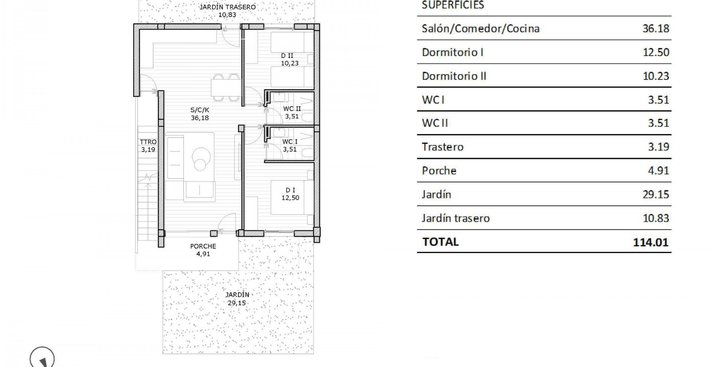 Nueva construcción  - Bungaló - San Miguel de Salinas - Pueblo