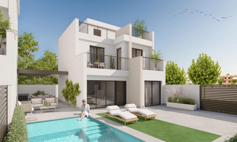 Villa - Nueva construcción  - Los Alcázares - Playa la Atascadera