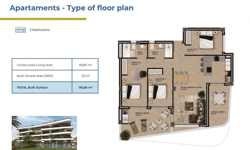 Nybyggnation - Apartment - Orihuela Costa - La Ciñuelica