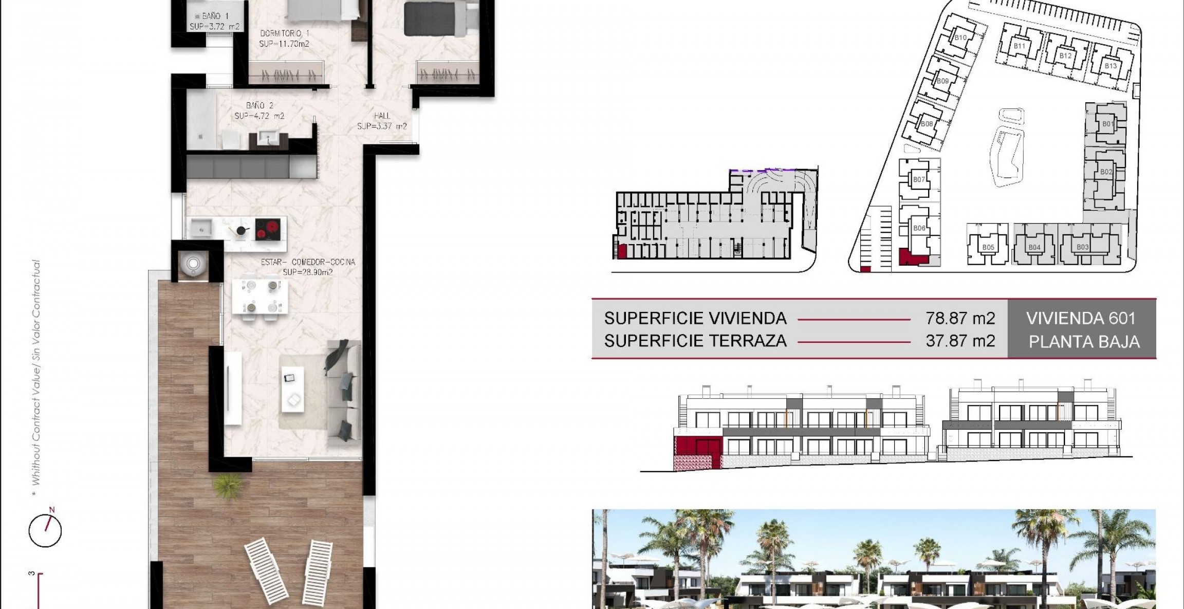 Nueva construcción  - Bungaló - Ciudad Quesada - Lo Marabú