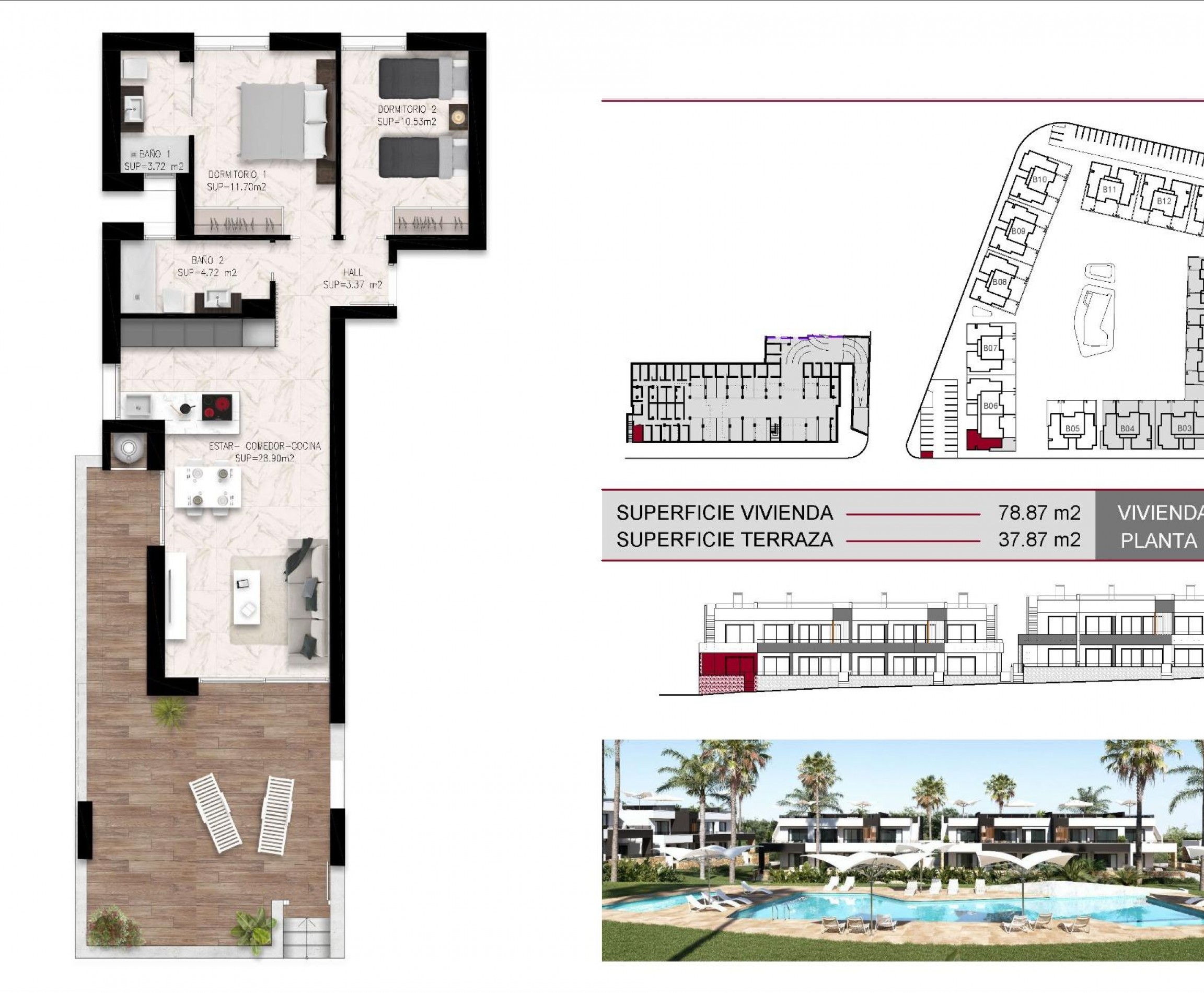 Nueva construcción  - Bungaló - Ciudad Quesada - Lo Marabú