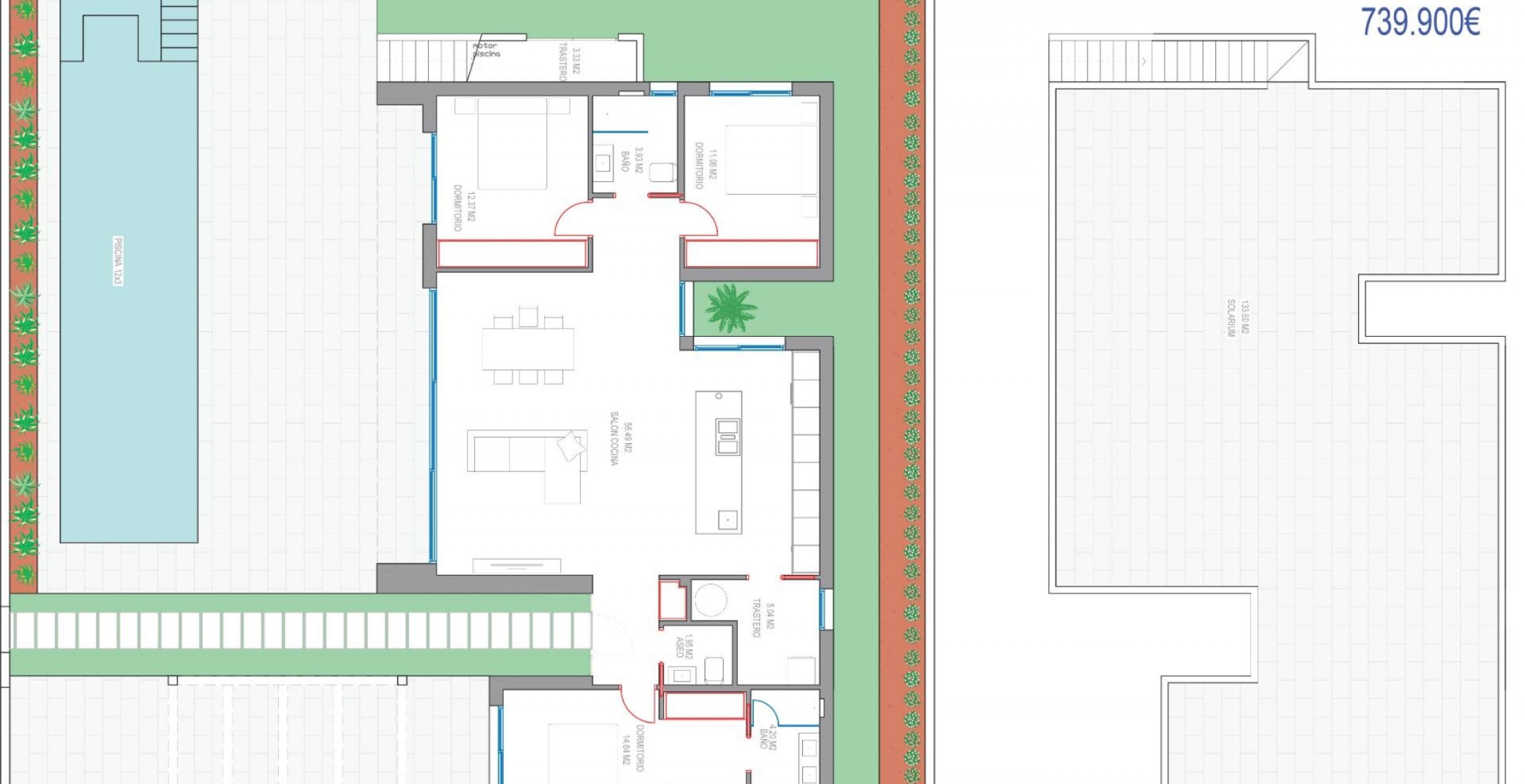 Nueva construcción  - Villa - Los Alcázares - Serena Golf