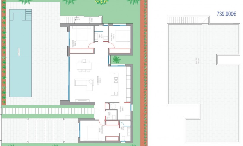 Nueva construcción  - Villa - Los Alcázares - Serena Golf