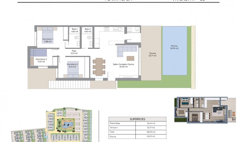 Nybyggnation - Bungalow - Finestrat - Finestrat Hills