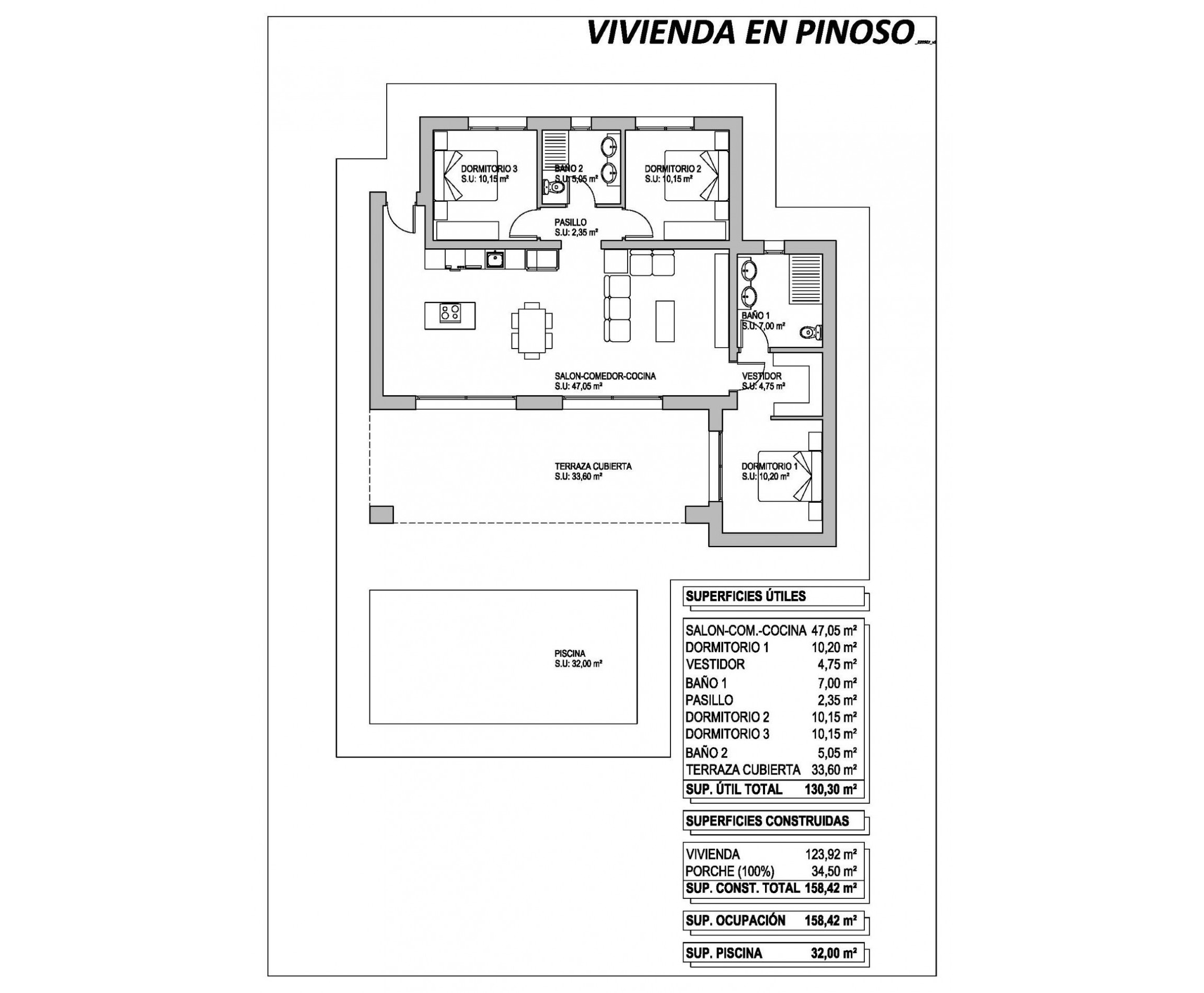 Nueva construcción  - Villa - Pinoso - Lel