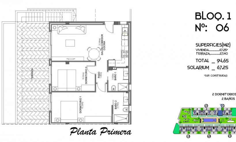 Nueva construcción  - Bungaló - Algorfa - El Campo de Golf La Finca