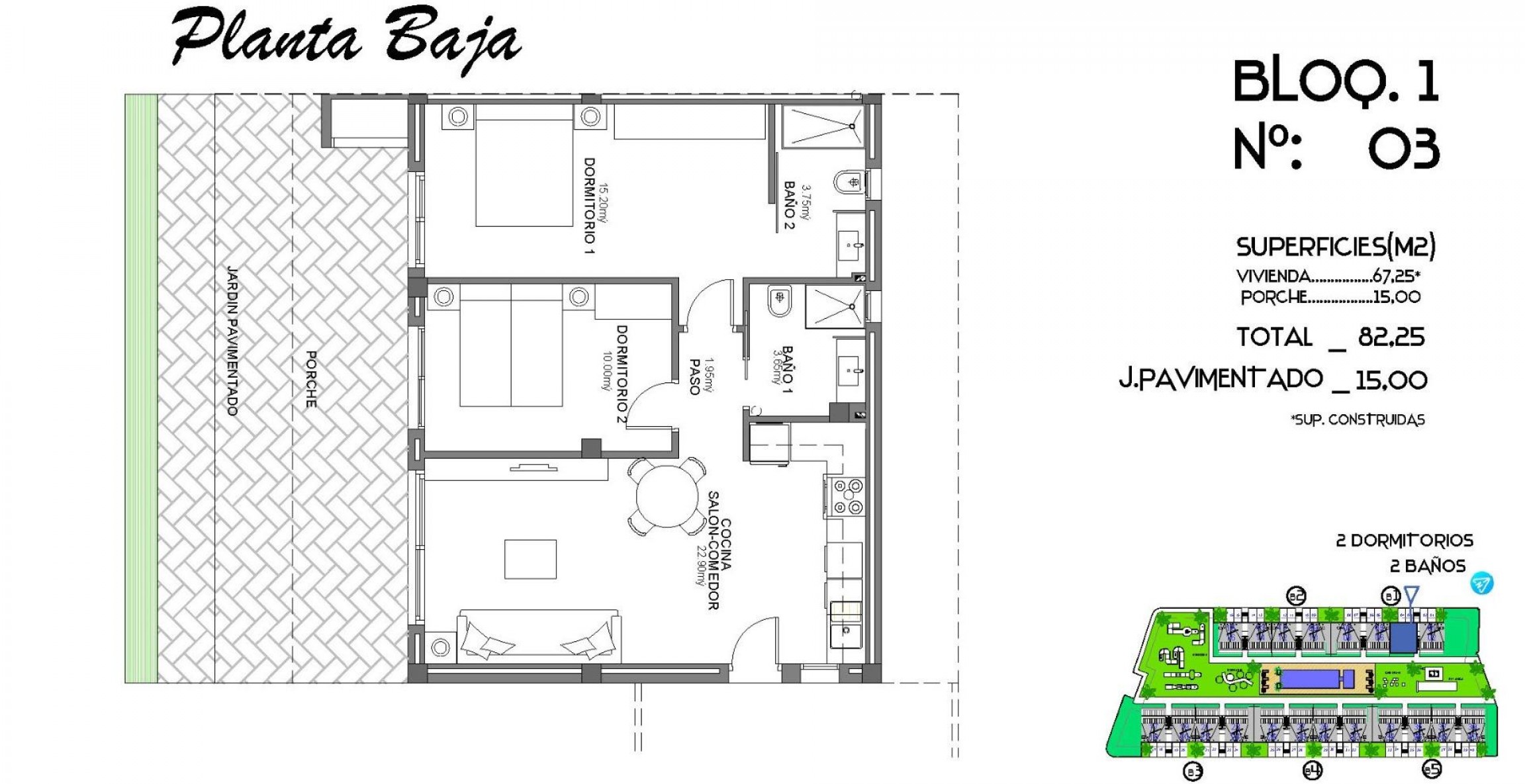 Nueva construcción  - Bungaló - Algorfa - El Campo de Golf La Finca