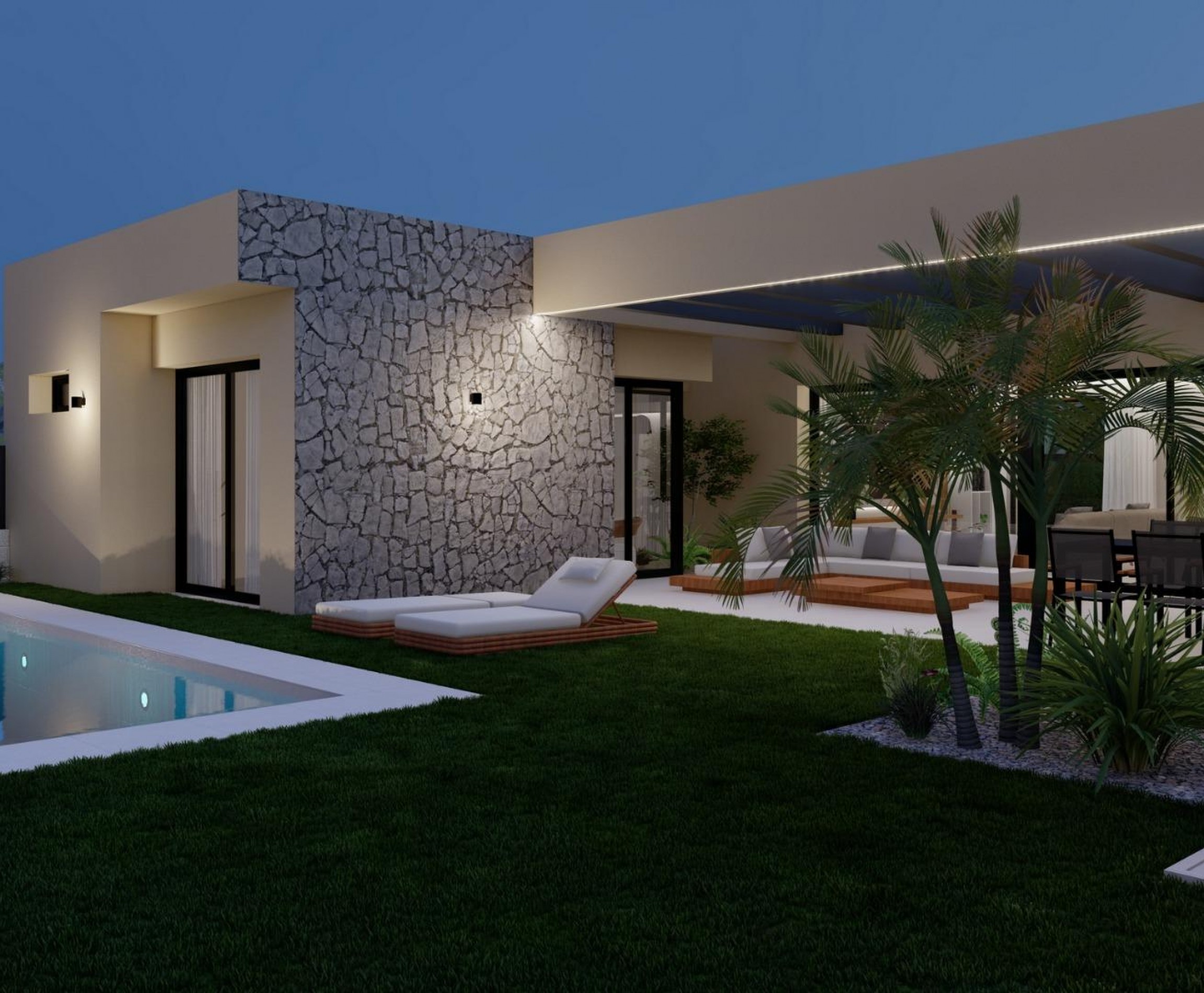 Villa - Nueva construcción  - Baños y Mendigo - Altaona Golf