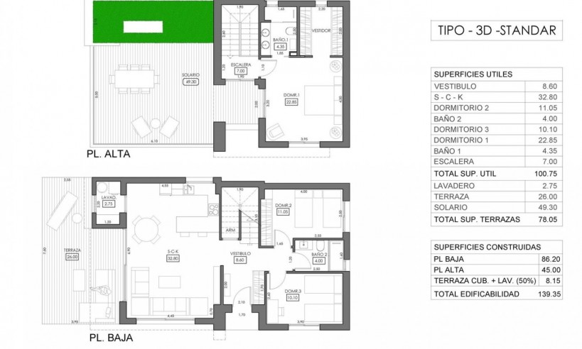 Nueva construcción  - Villa - Orihuela Costa - La Ciñuelica