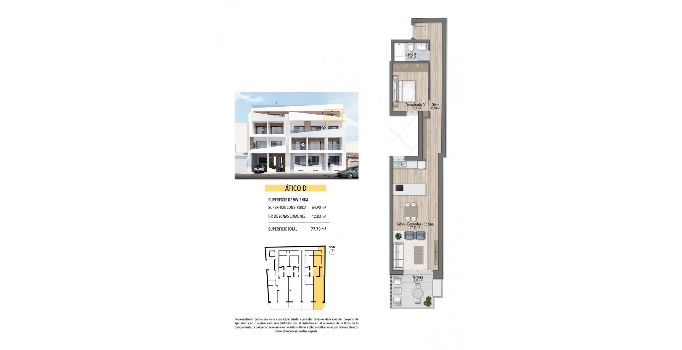 Nueva construcción  - Ático - Torrevieja - Playa de El Cura